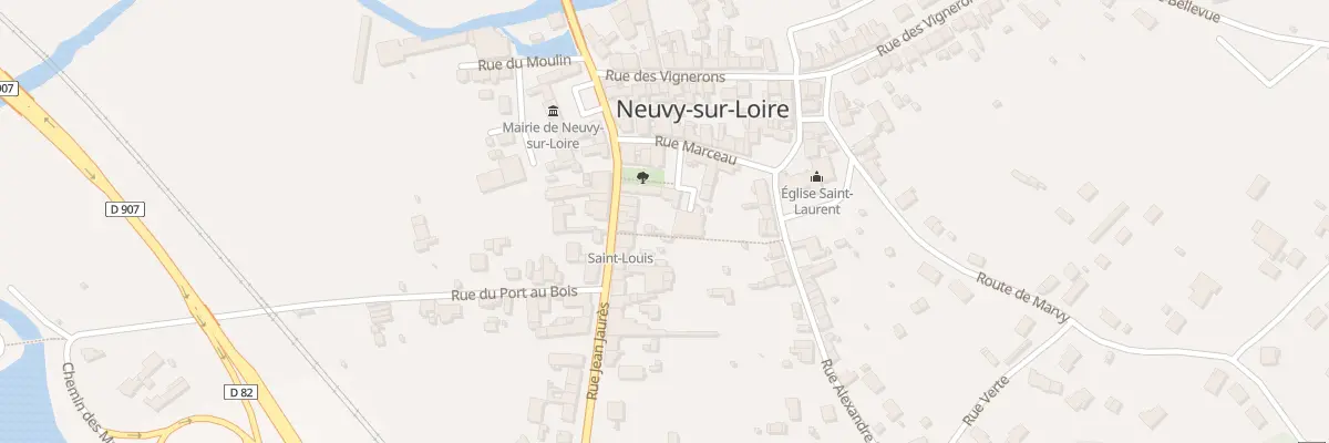 Plan du 27 Rue Jean Jaurès à Neuvy-sur-Loire