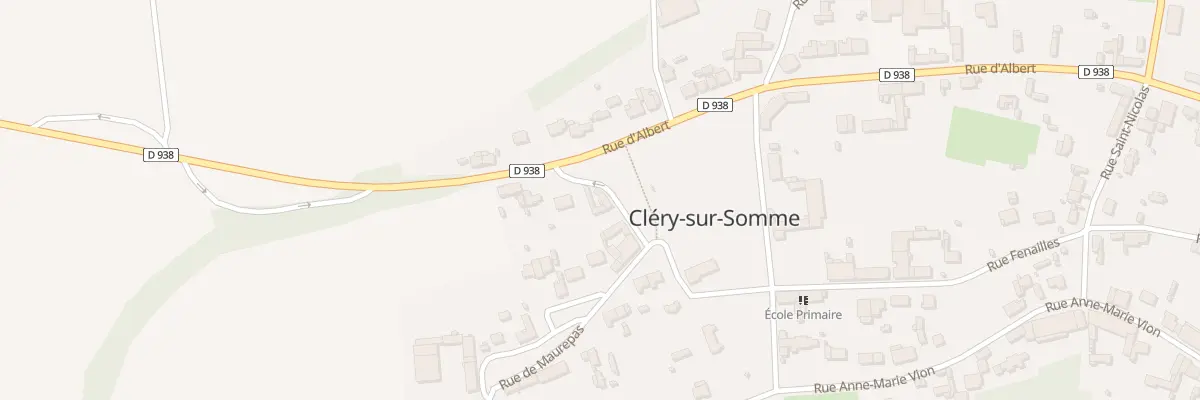 Plan du 62 Rue de Maurepas à Cléry-sur-Somme