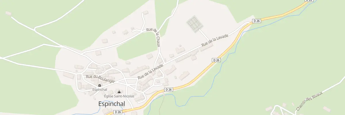 Plan du 5043 Espinchal à Espinchal