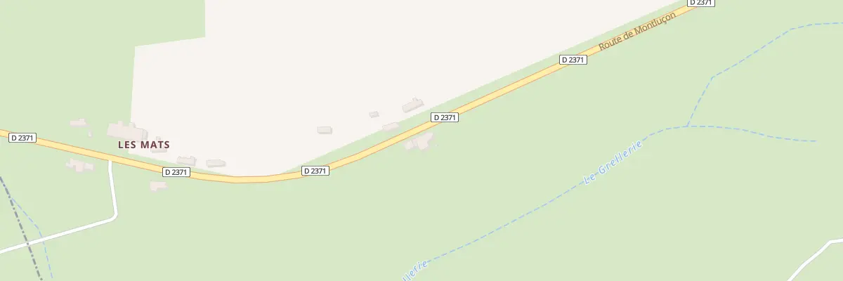 Plan du 5010 Les Mats à Saint-Bonnet-de-Four