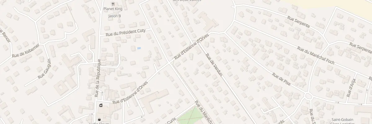 Plan du 12 Rue d’Estienne d’Orves à Thourotte