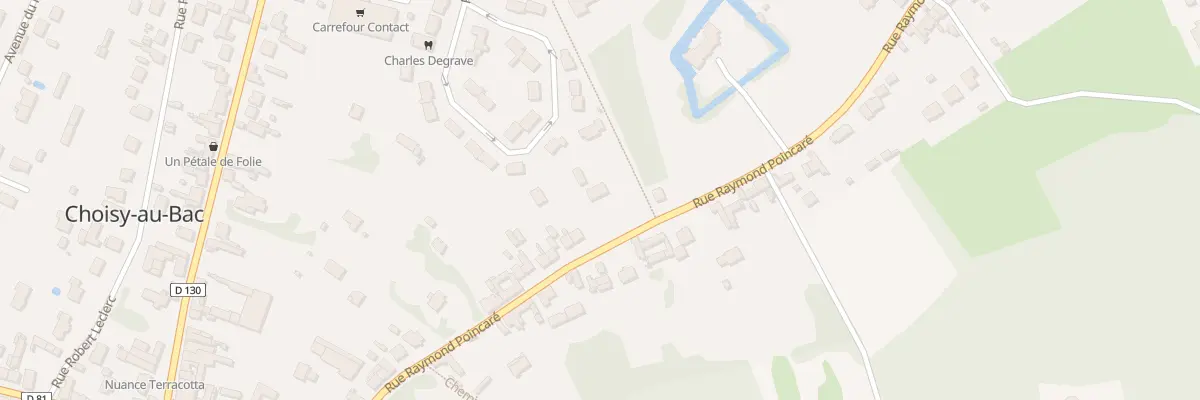 Plan du 285 Rue Raymond Poincaré à Choisy-au-Bac