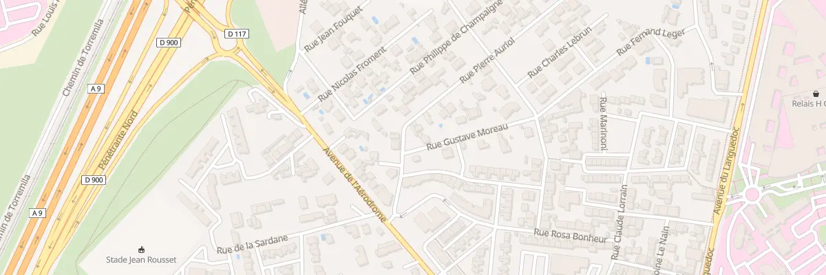 Plan du 4 Rue Pierre Auriol à Perpignan