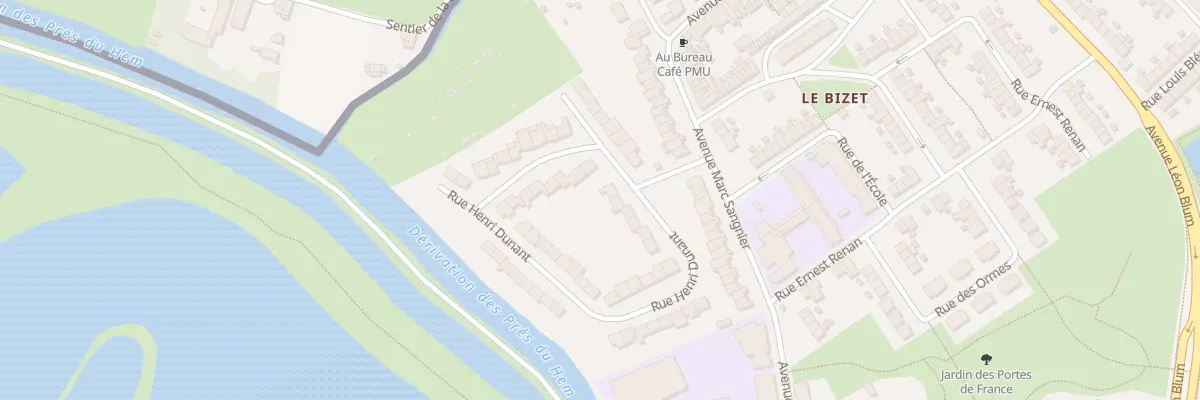 Plan du 55 Rue Henri Dunant à Armentières