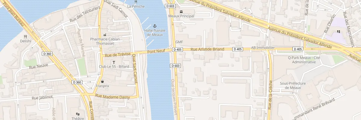 Plan du 17 Quai Jacques Prevert à Meaux