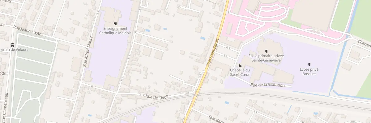 Plan du 69 Rue Saint Faron à Meaux