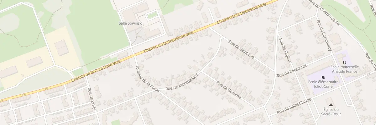 Plan du 23 Rue de Montbéliard à Harnes