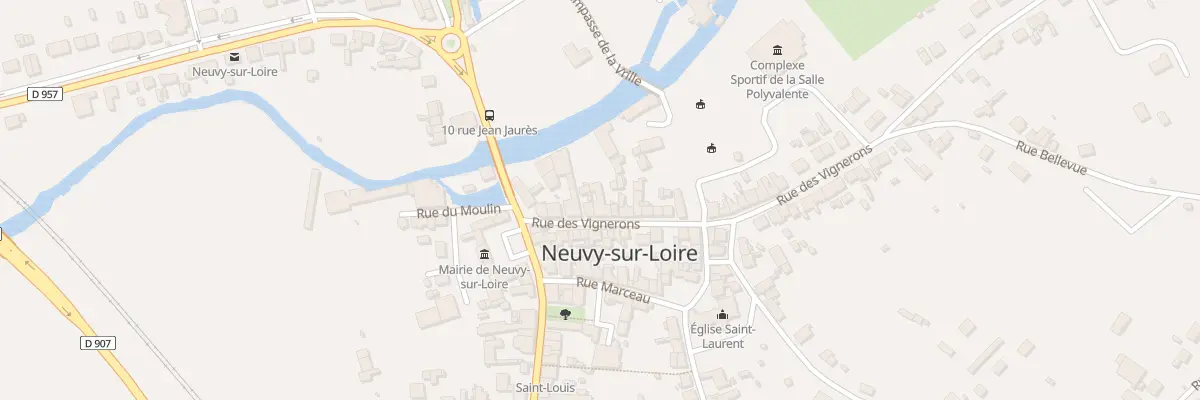 Plan du 9 Rue des Vignerons à Neuvy-sur-Loire