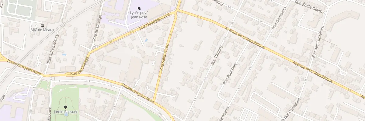 Plan du 24 Rue Saint Faron à Meaux