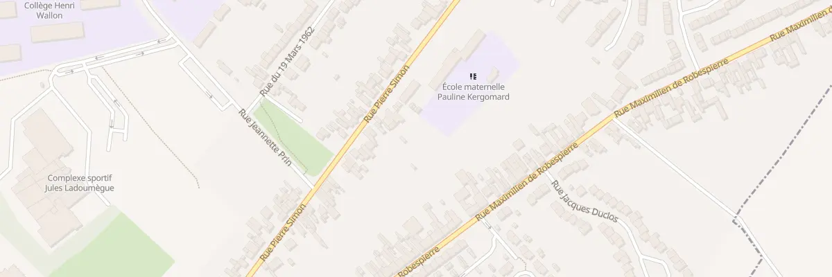Plan du 58 Rue Pierre Simon à Méricourt
