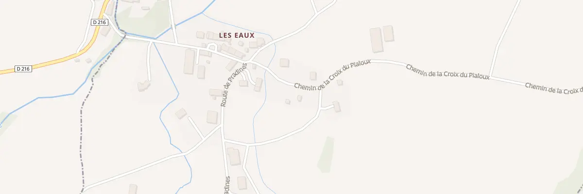 Plan du 5229A Chem de la Croix du Pialoux à Nébouzat