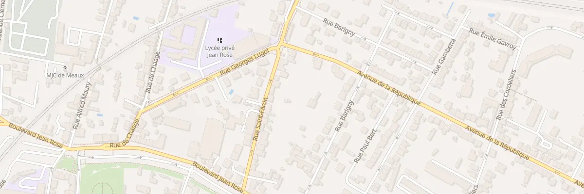 Plan du 30 Rue Saint Faron à Meaux
