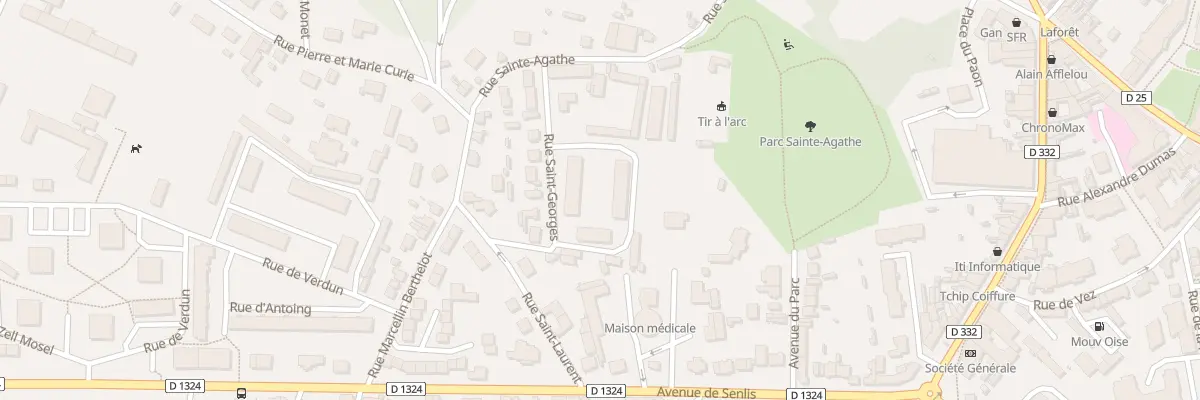 Plan du 6 Rue Saint-georges à Crépy-en-Valois