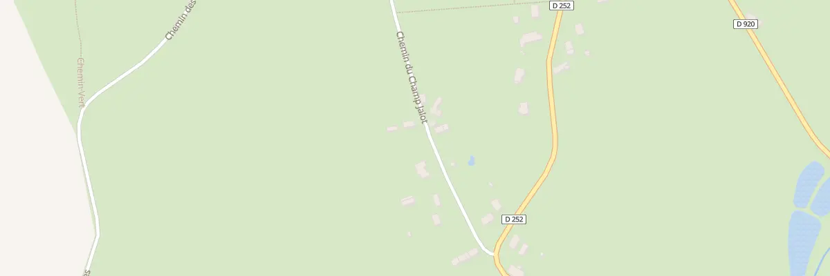 Plan du 2 Che du Champ Jalot à Saint-Bouize