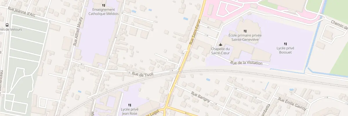 Plan du 61 Rue Saint Faron à Meaux