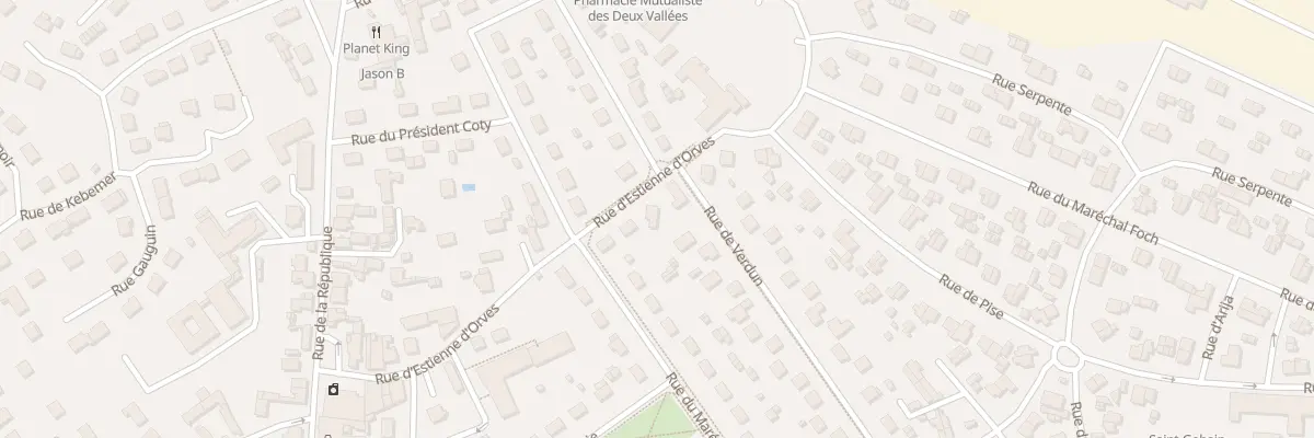 Plan du 14 Rue d’Estienne d’Orves à Thourotte