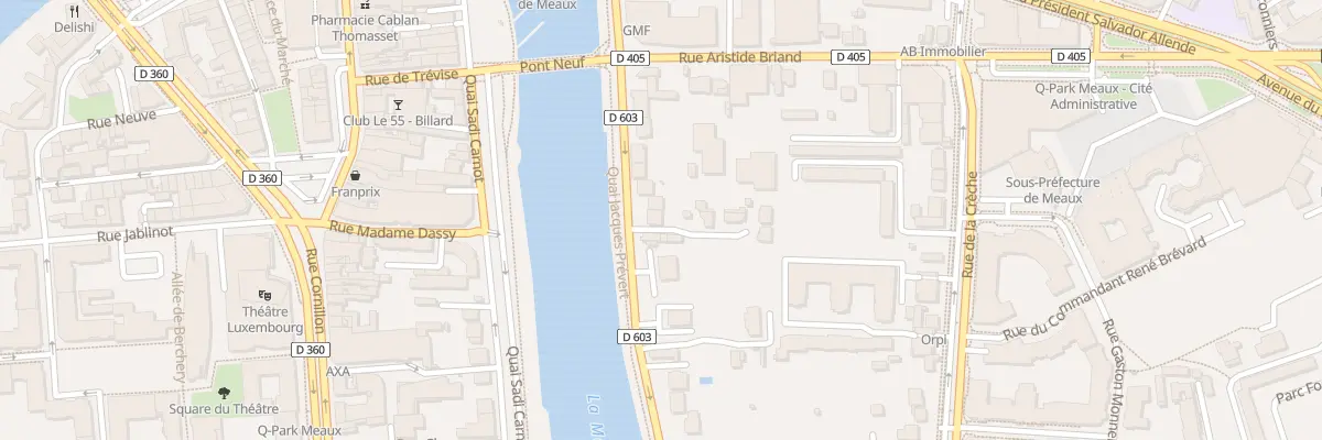 Plan du 29 Quai Jacques Prevert à Meaux