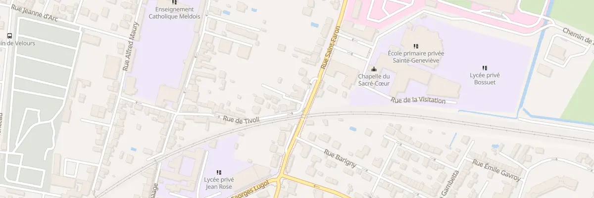 Plan du 59 Rue Saint Faron à Meaux