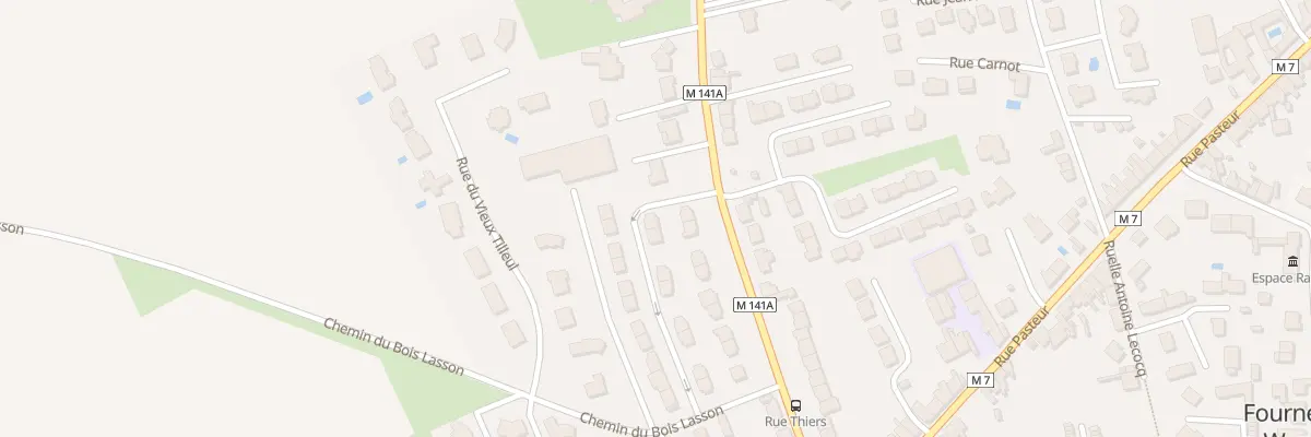 Plan du 132 Rue du Gen Leclerc à Fournes-en-Weppes