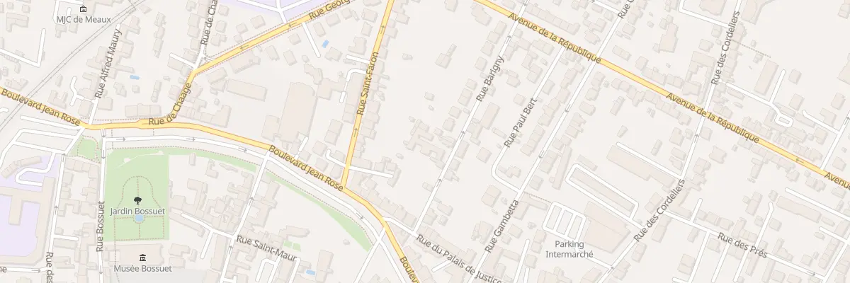 Plan du 3 Rue Barigny à Meaux