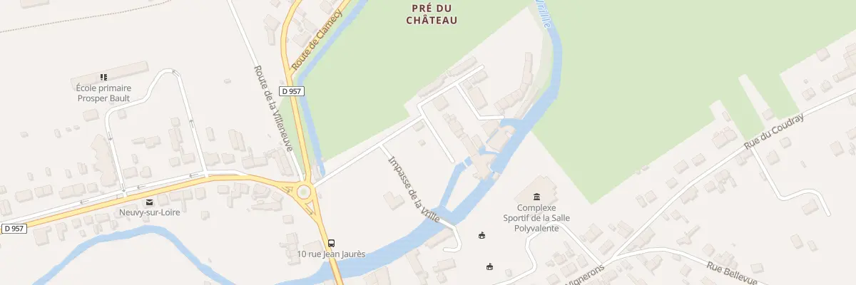 Plan du 1D Rue Jean Jaurès à Neuvy-sur-Loire