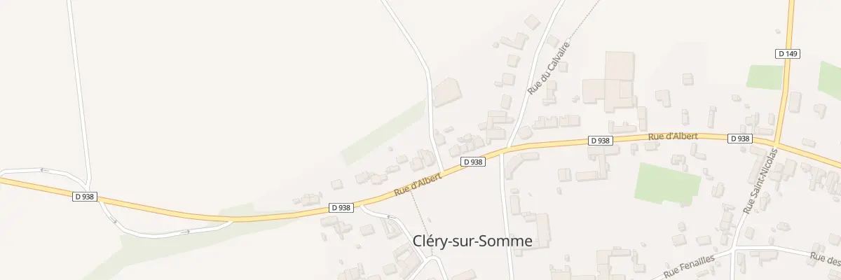 Plan du 71 Rue d’Albert à Cléry-sur-Somme