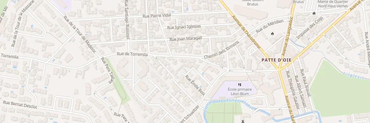 Plan du 17B Rue de Torremila à Perpignan