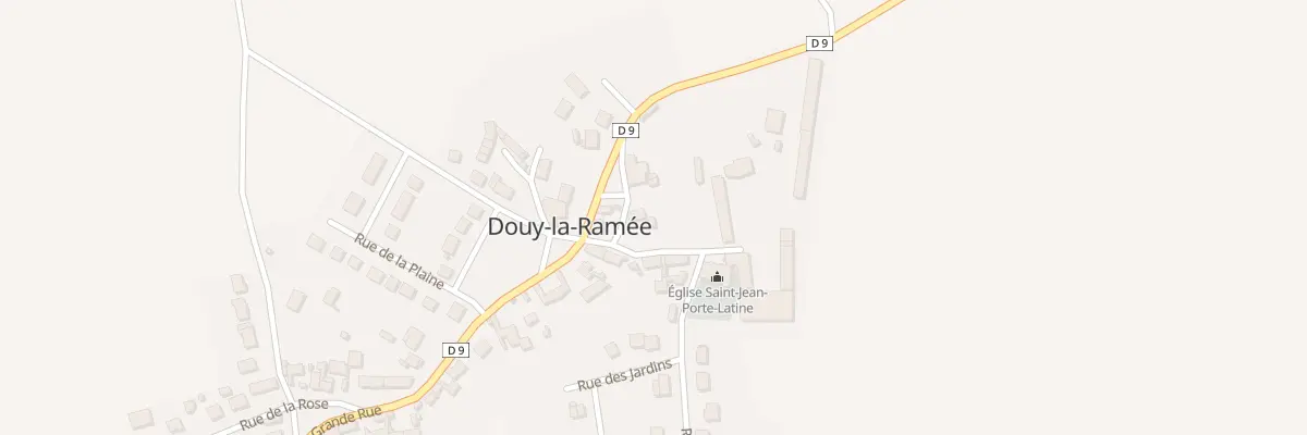 Plan du 2 Rue de Vaucourtois à Douy-la-Ramée
