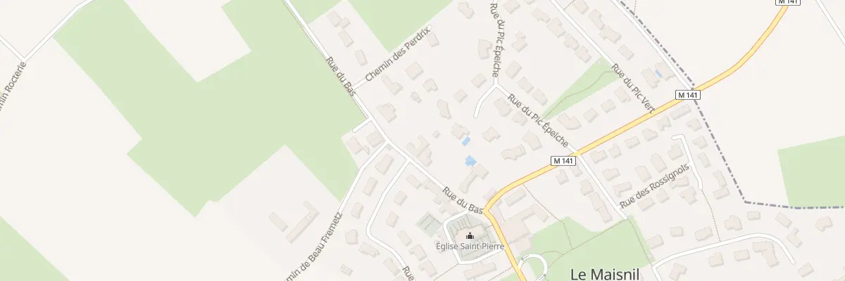 Plan du 7 Rue du Bas au Maisnil
