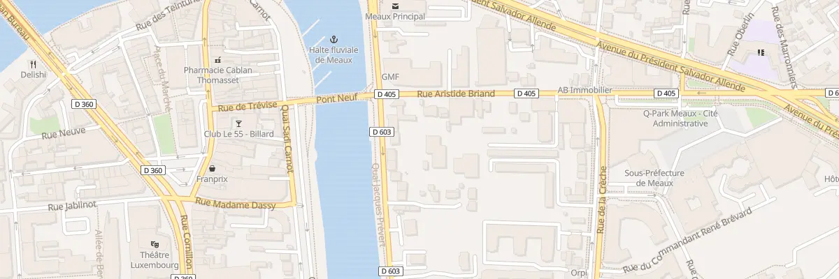 Plan du 19 Quai Jacques Prevert à Meaux