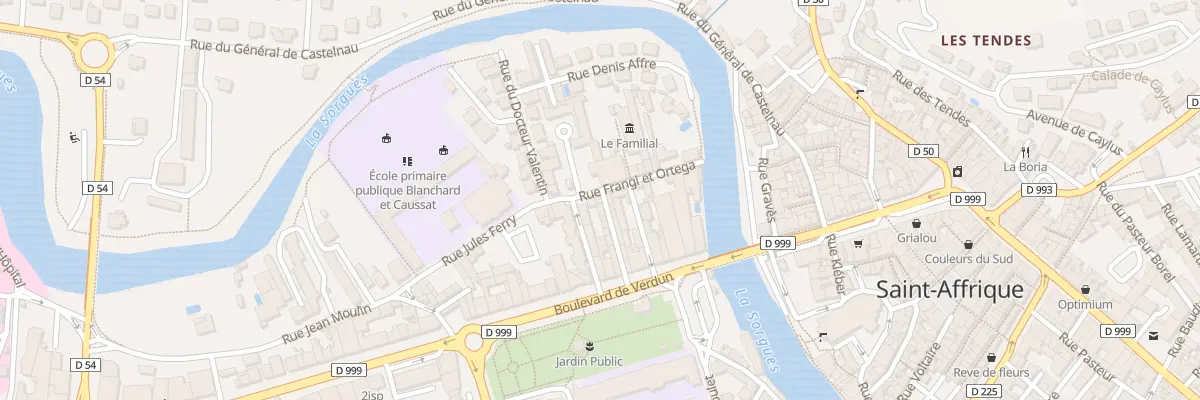 Plan du 11 Rue Paul Bert à Saint-Affrique