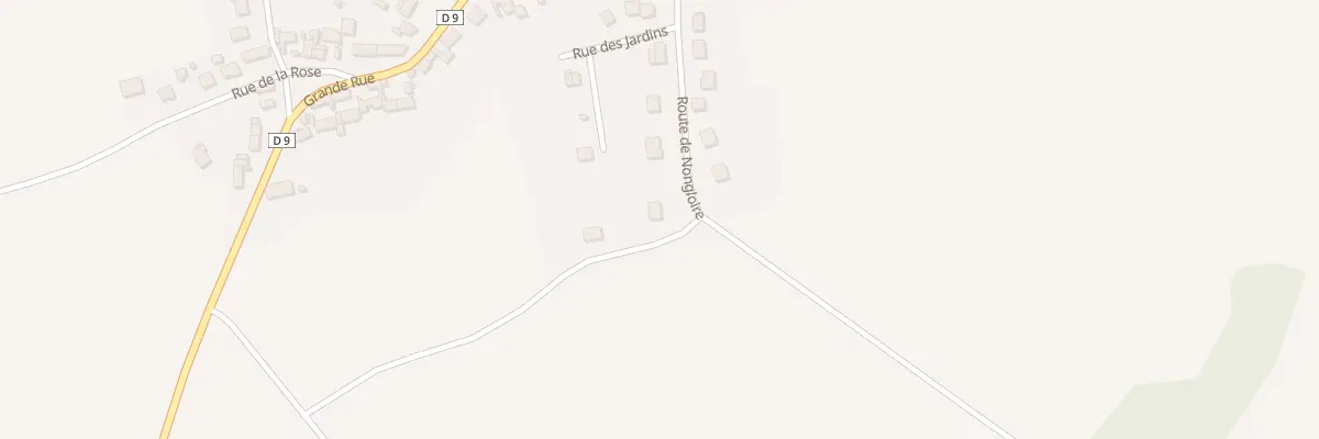 Plan du 10 Rte de Nongloire à Douy-la-Ramée