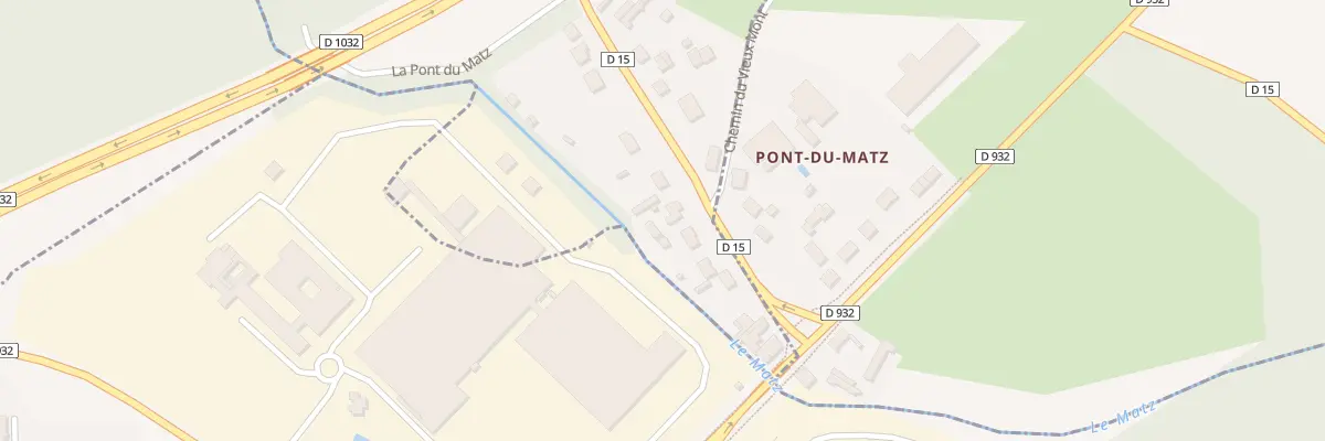 Plan du 11 Rue du Pont du Matz à Machemont