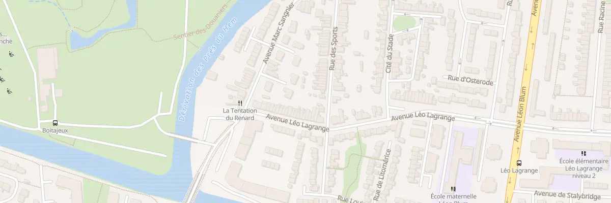 Plan du 29 Av Leo Lagrange à Armentières