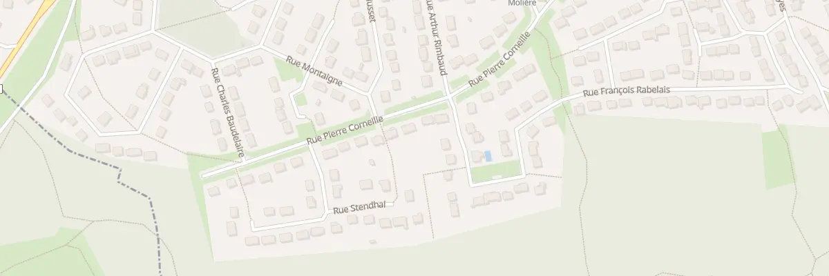 Plan du 13 Rue Corneille à Crépy-en-Valois