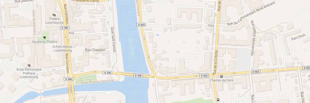 Plan du 43 Quai Jacques Prevert à Meaux