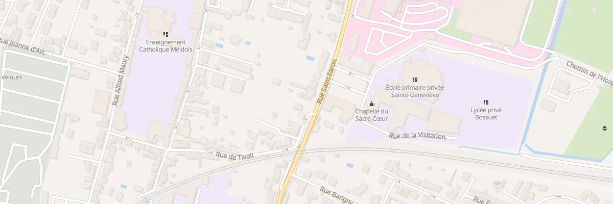 Plan du 71 Rue Saint Faron à Meaux
