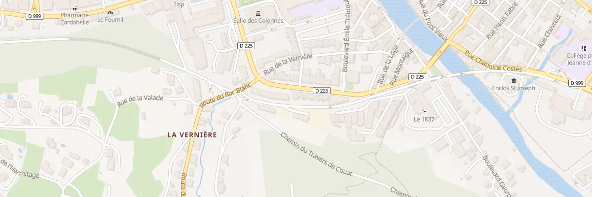 Plan du 21 Bd Carnot à Saint-Affrique