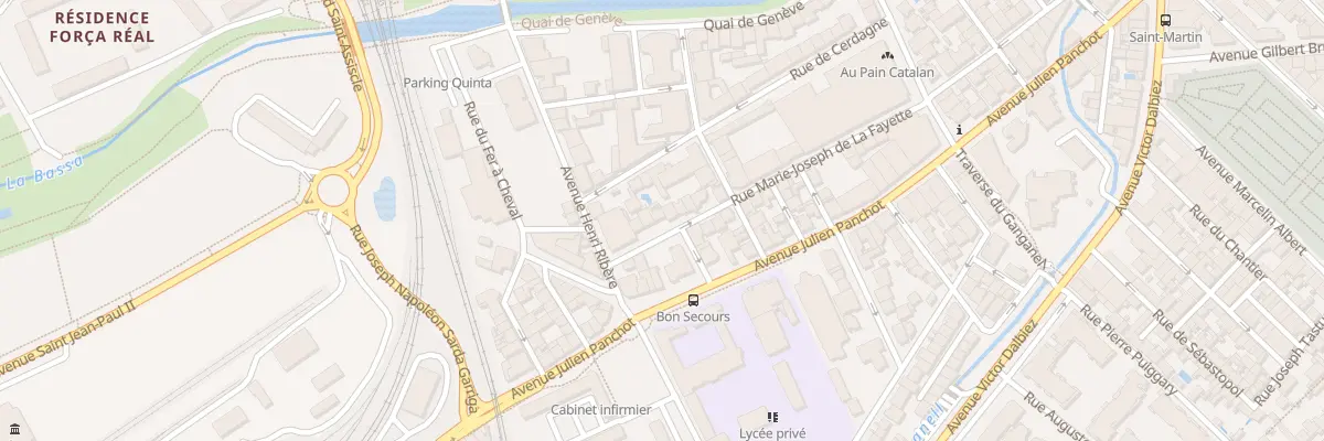 Plan du 16 Rue Lafayette à Perpignan