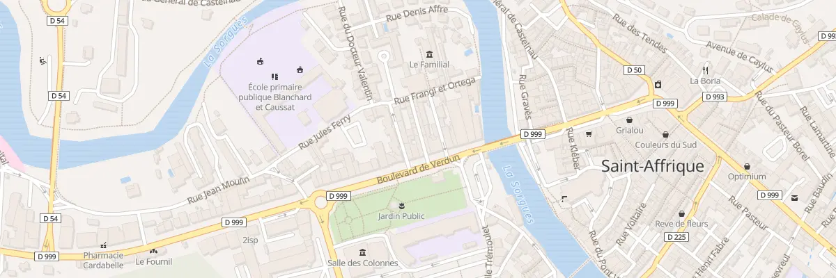 Plan du 1A Rue Paul Bert à Saint-Affrique