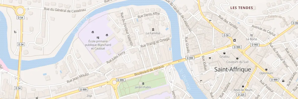 Plan du 6 Rue Paul Bert à Saint-Affrique