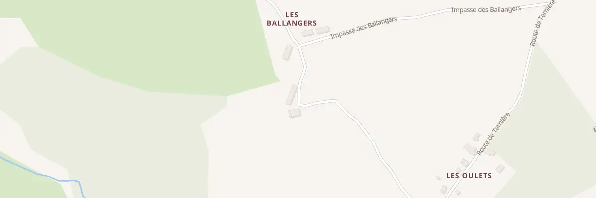 Plan du 1 Imp des Ballangers à Tortezais