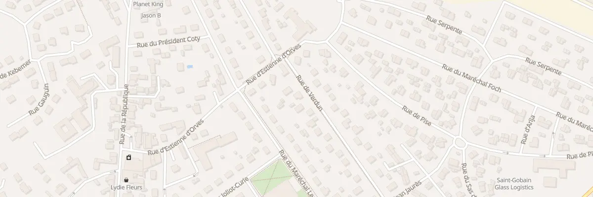 Plan du 25 Rue de Verdun à Thourotte