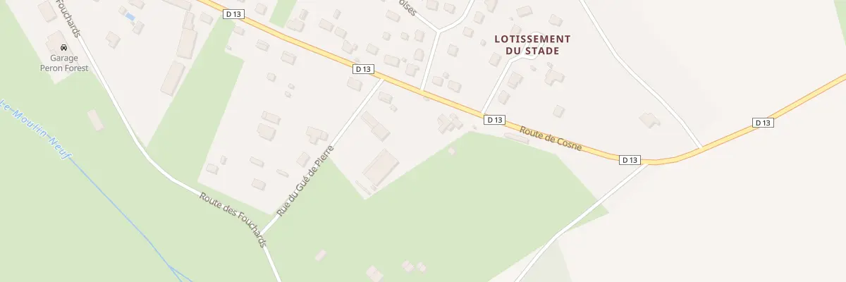 Plan du 66 Rte de Cosne à Boulleret