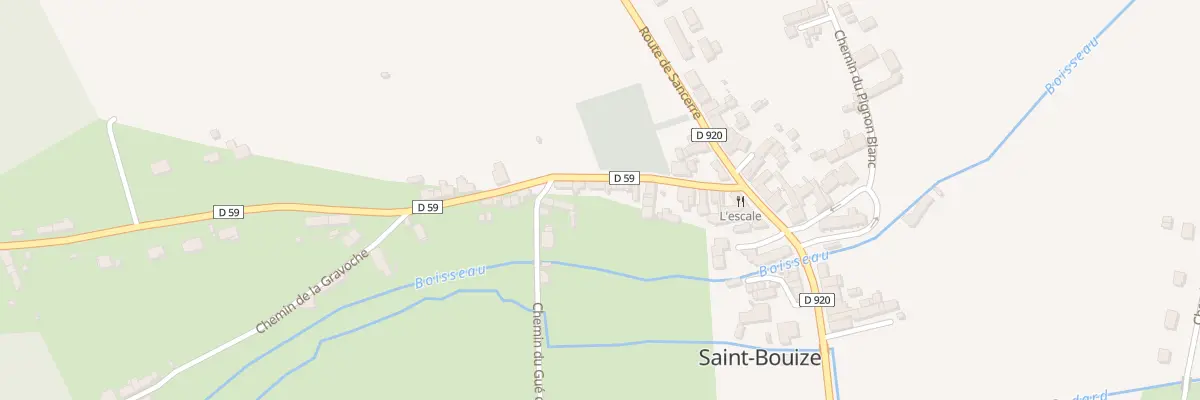Plan du 11 Rte de Vinon à Saint-Bouize