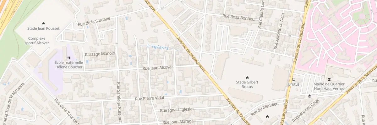 Plan du 4 Rue Jean Alcover à Perpignan