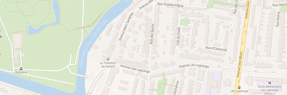Plan du 23 Rue des Sports à Armentières