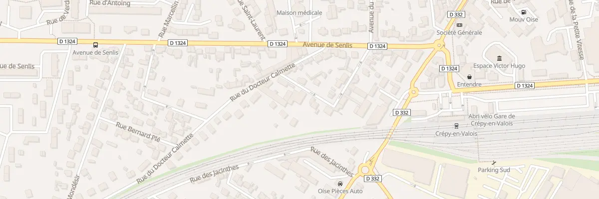 Plan du 25 Av Beauséjour à Crépy-en-Valois