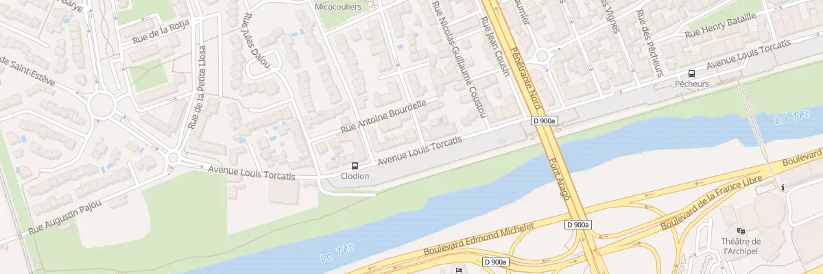 Plan du 114 Av Louis Torcatis à Perpignan