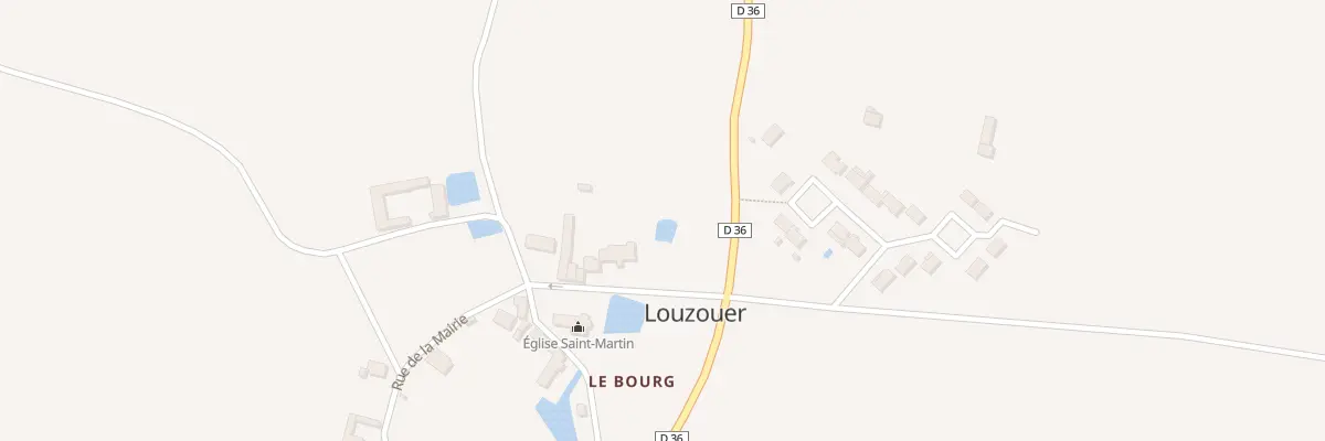 Plan du 307 Rue de la Mairie à Louzouer